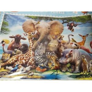 ‎DCBA HGFE Jigsaw Puzzle 1000 Jungle Life Collection SEALED